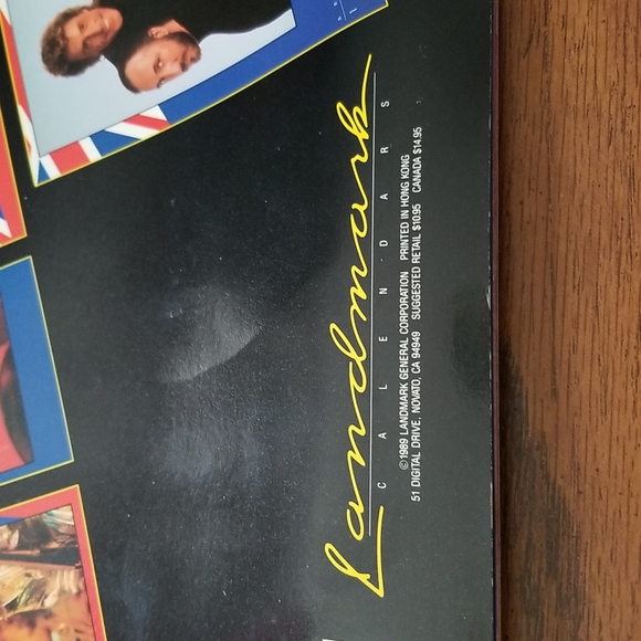 The Who 1990 Calendar - Picture 3 of 3